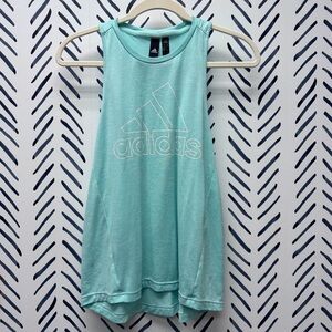 Adidas Light Teal Racer Back Tank Top - S